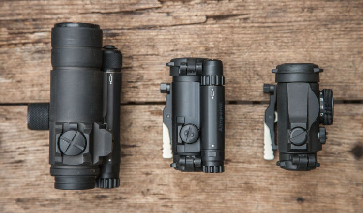 Aimpoint Comp M5 size comparison to M4 and Micro