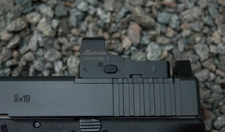 Burris Fastfire 3 attached to a pistol
