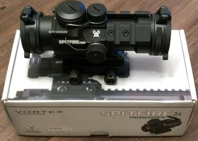 Vortex Optics Spitfire 3x Packaging