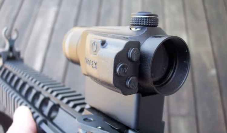 Vortex Optics Sparc II Attached To a Rifle